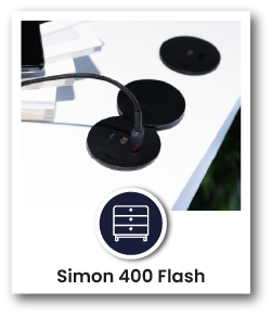 Simon 400 Flash Kontakt-Simon do biurek, blatów i stanowisk pracy